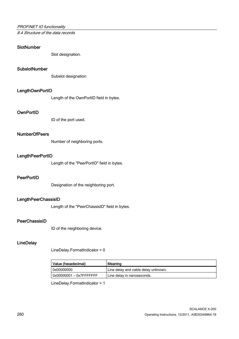 Siemens Industrial Ethernet Switches SCALANCE X-200 User Manual | Page 260 / 296