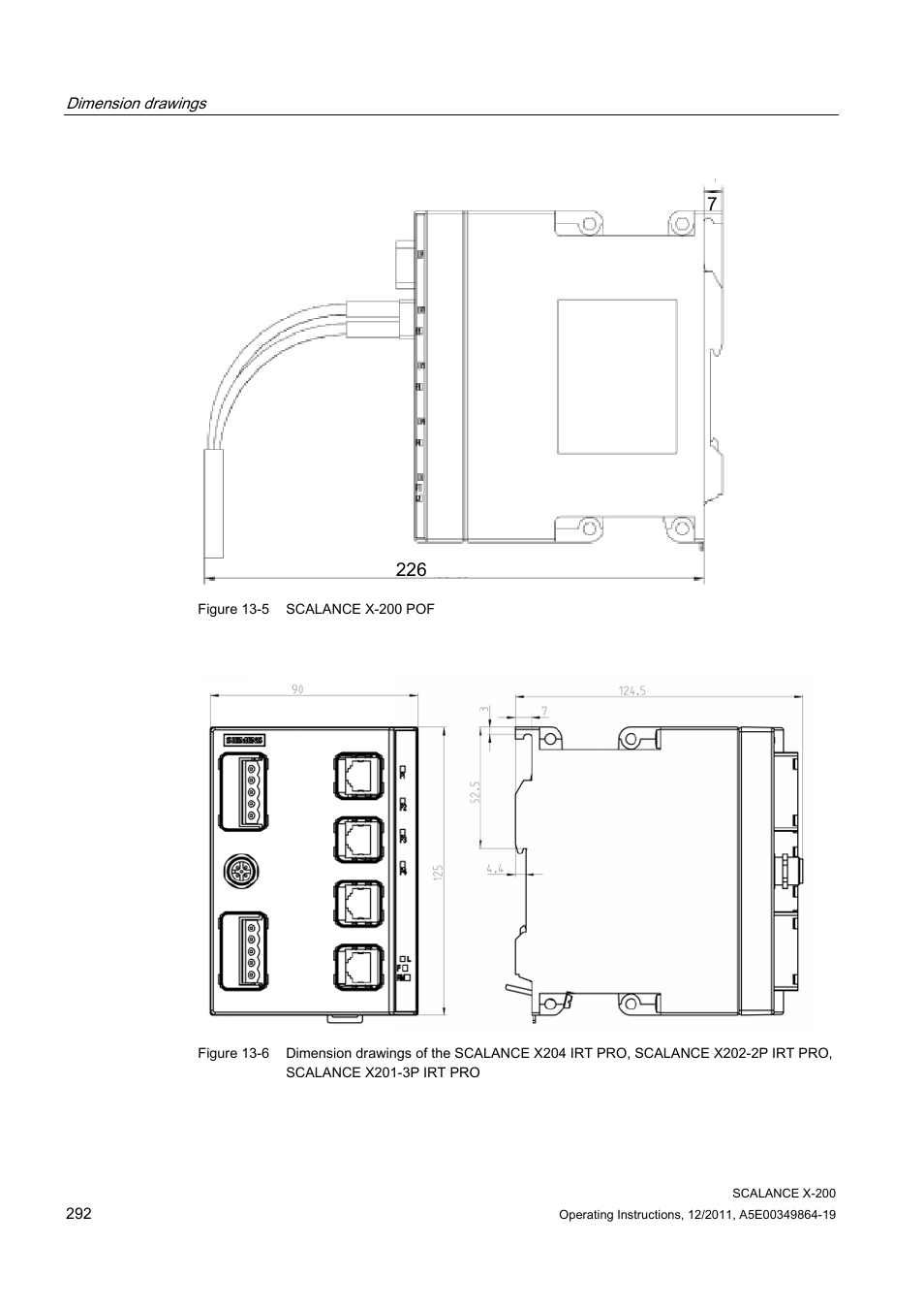 Siemens Industrial Ethernet Switches SCALANCE X-200 User Manual | Page 292 / 296