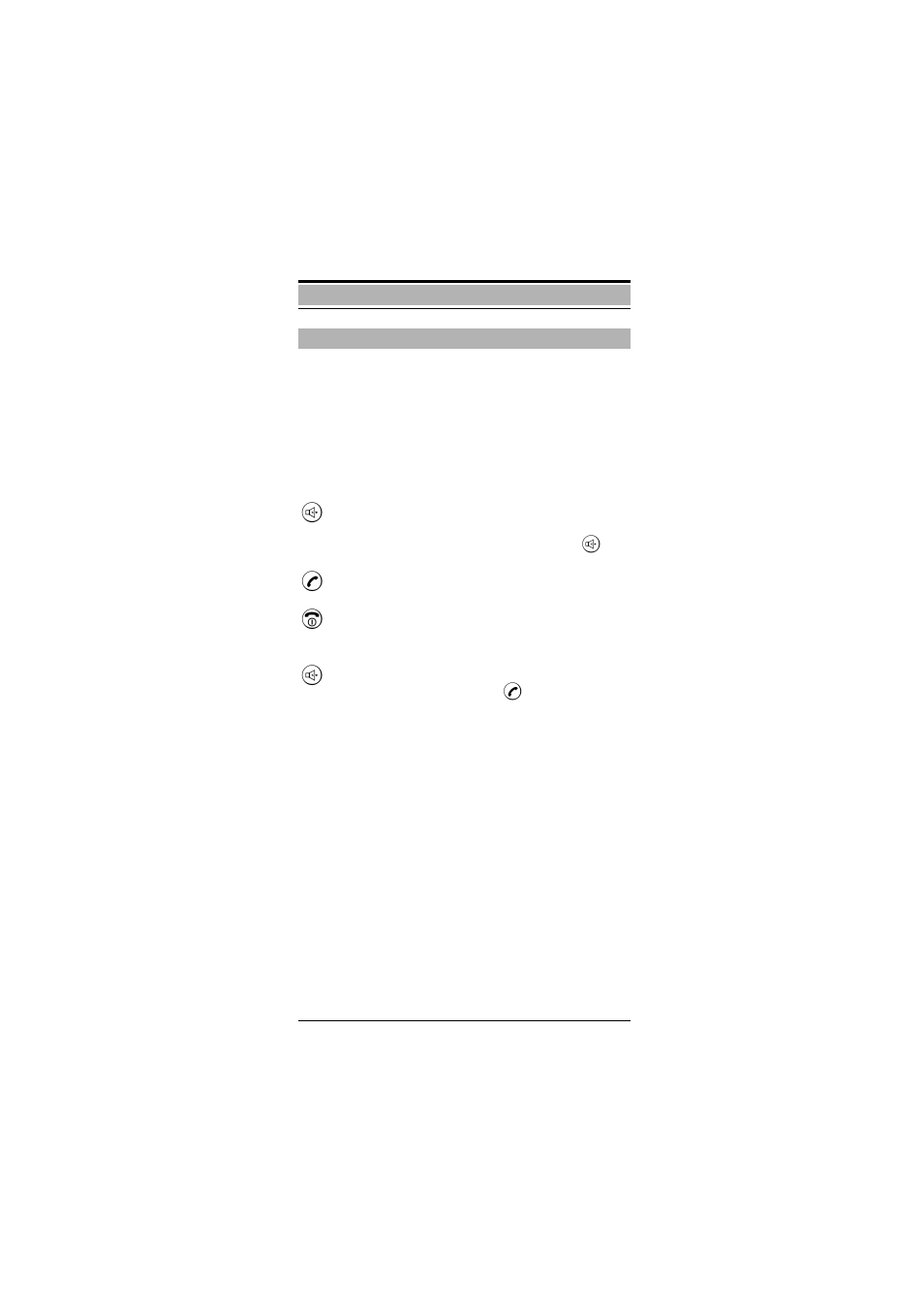 Speakerphone mode, Conducting calls | Siemens Gigaset 3000 User Manual | Page 30 / 83