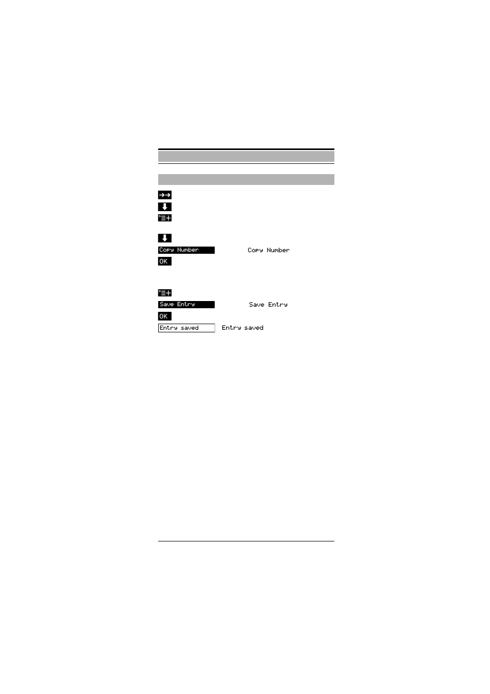 Copying a number to the telephone directory, Number redial | Siemens Gigaset 3000 User Manual | Page 32 / 83