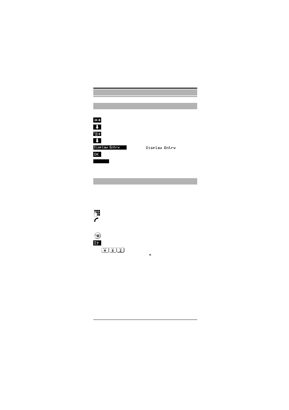 Displaying an entry, Disabling number redial, Forwarding calls | Number redial | Siemens Gigaset 3000 User Manual | Page 34 / 83