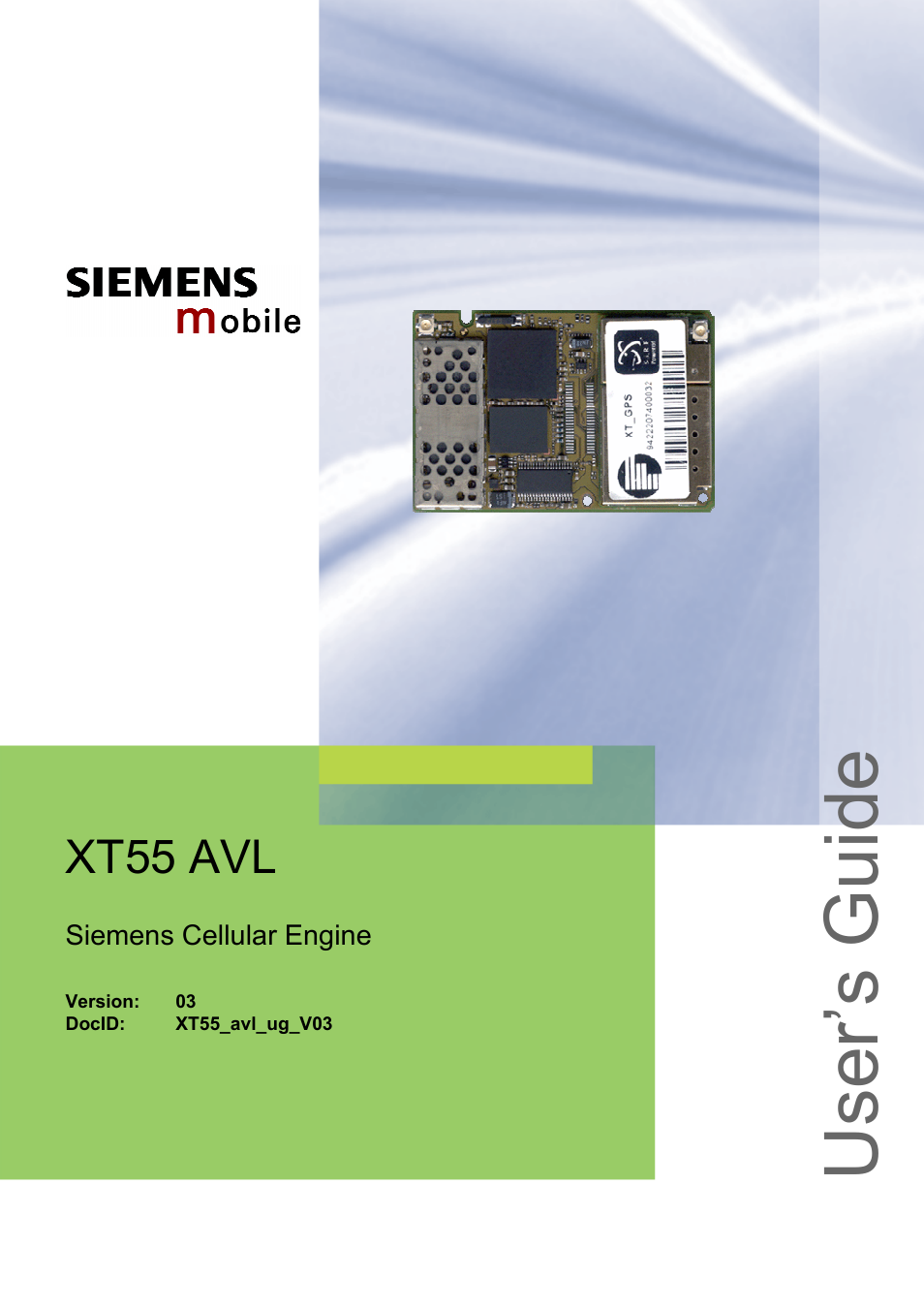 Siemens XT55 AVL User Manual | 37 pages