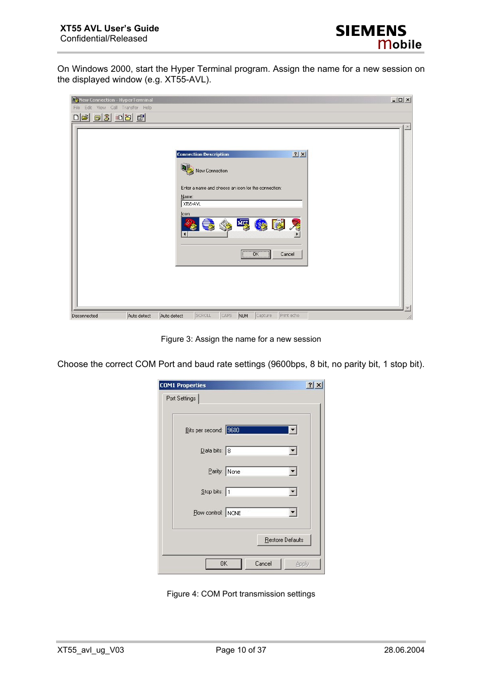 Siemens XT55 AVL User Manual | Page 10 / 37