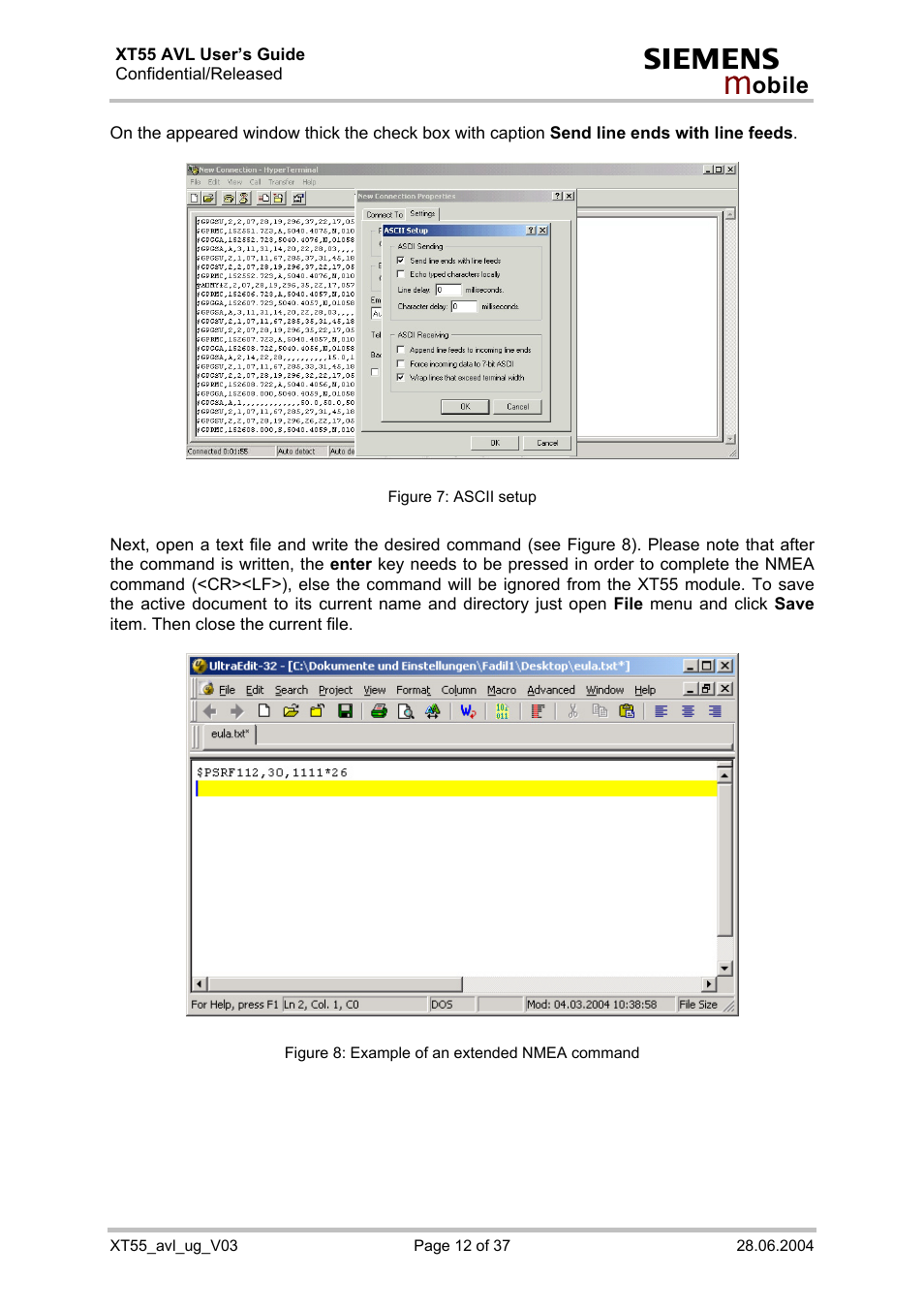 Siemens XT55 AVL User Manual | Page 12 / 37