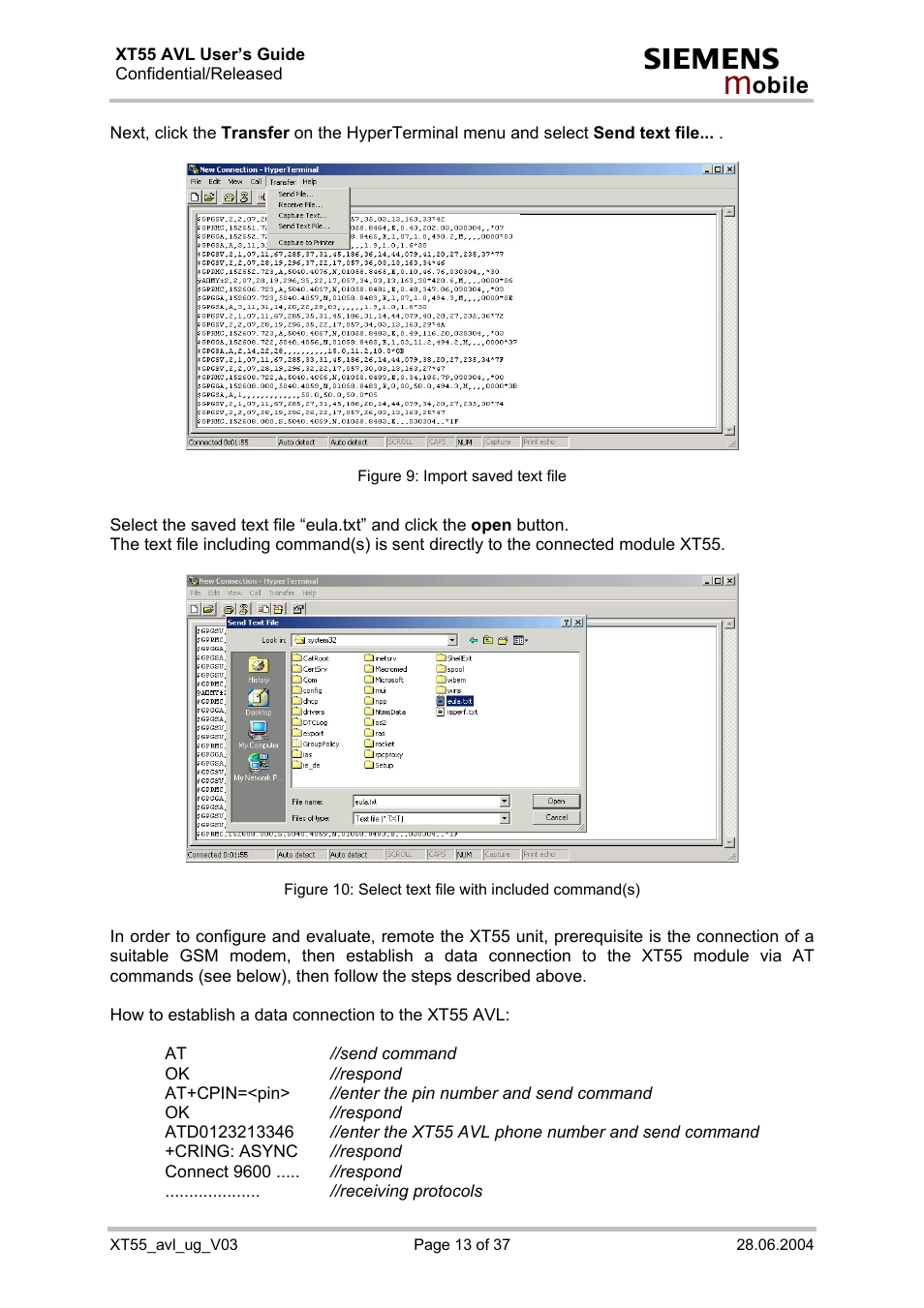 Siemens XT55 AVL User Manual | Page 13 / 37