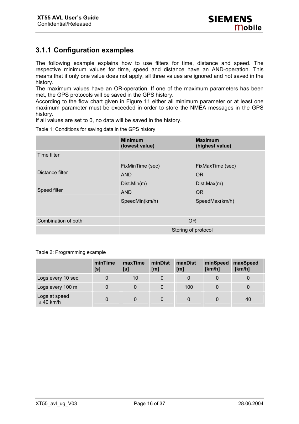 Configuration examples, 1 configuration examples | Siemens XT55 AVL User Manual | Page 16 / 37