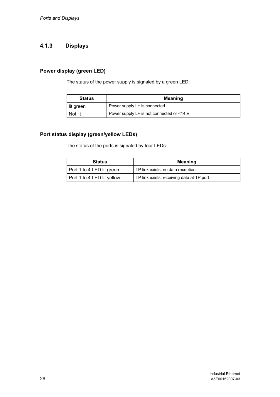 3 displays | Siemens Electrical Lean Switch User Manual | Page 26 / 97