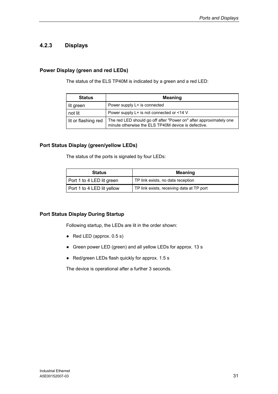 3 displays | Siemens Electrical Lean Switch User Manual | Page 31 / 97