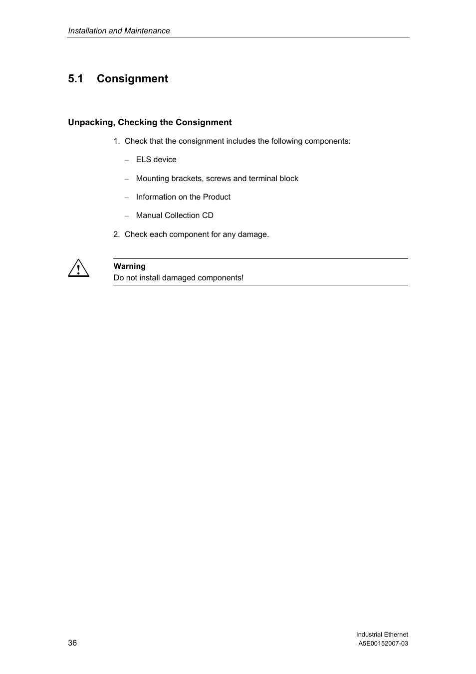 1 consignment | Siemens Electrical Lean Switch User Manual | Page 36 / 97