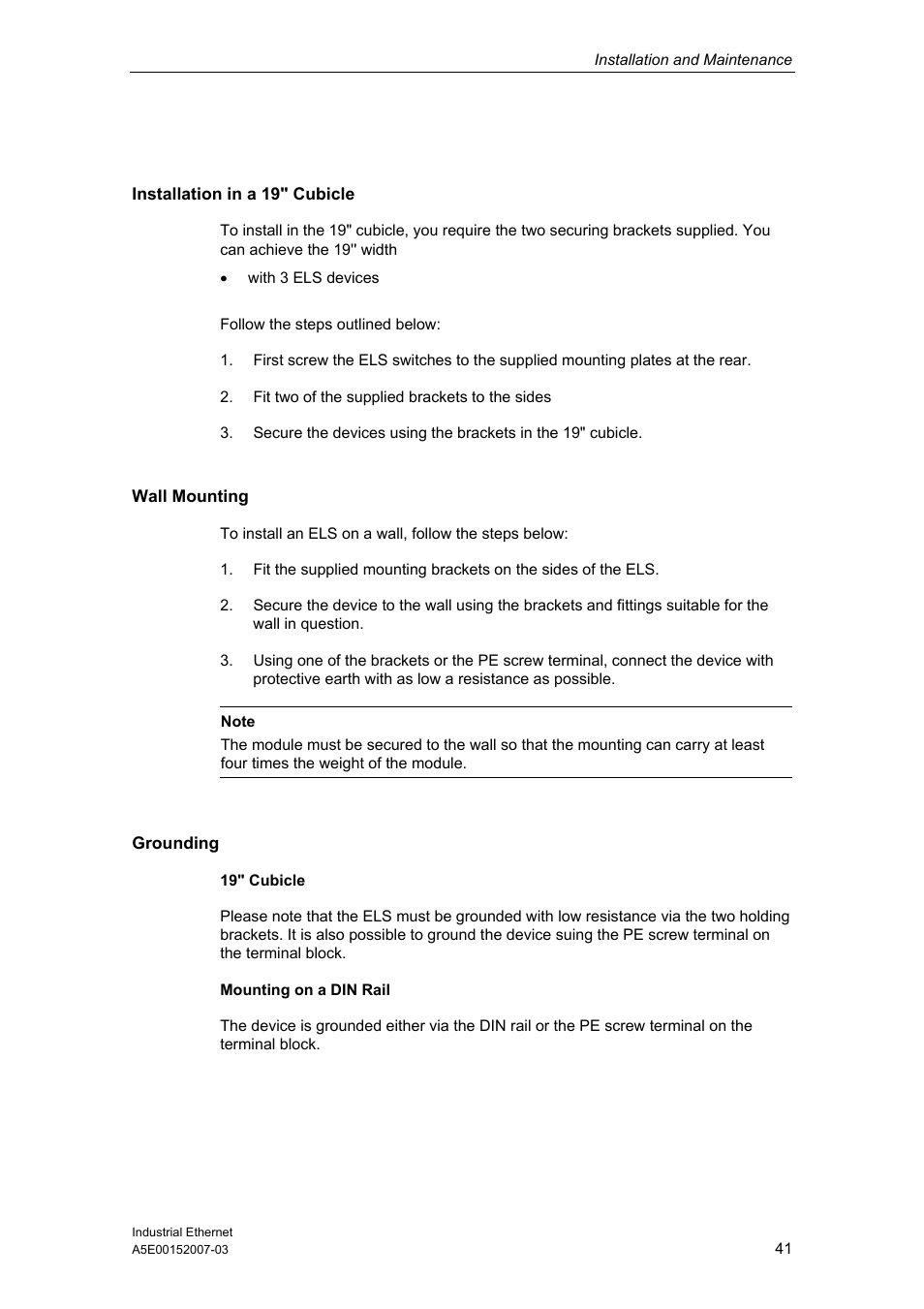 Siemens Electrical Lean Switch User Manual | Page 41 / 97