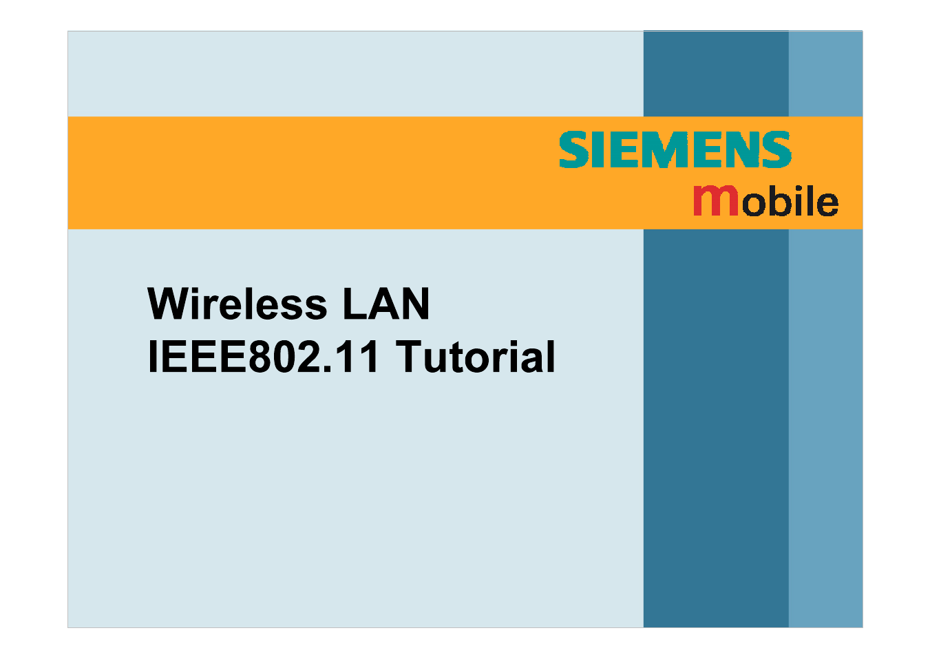 Siemens IEEE802.11 User Manual | 84 pages