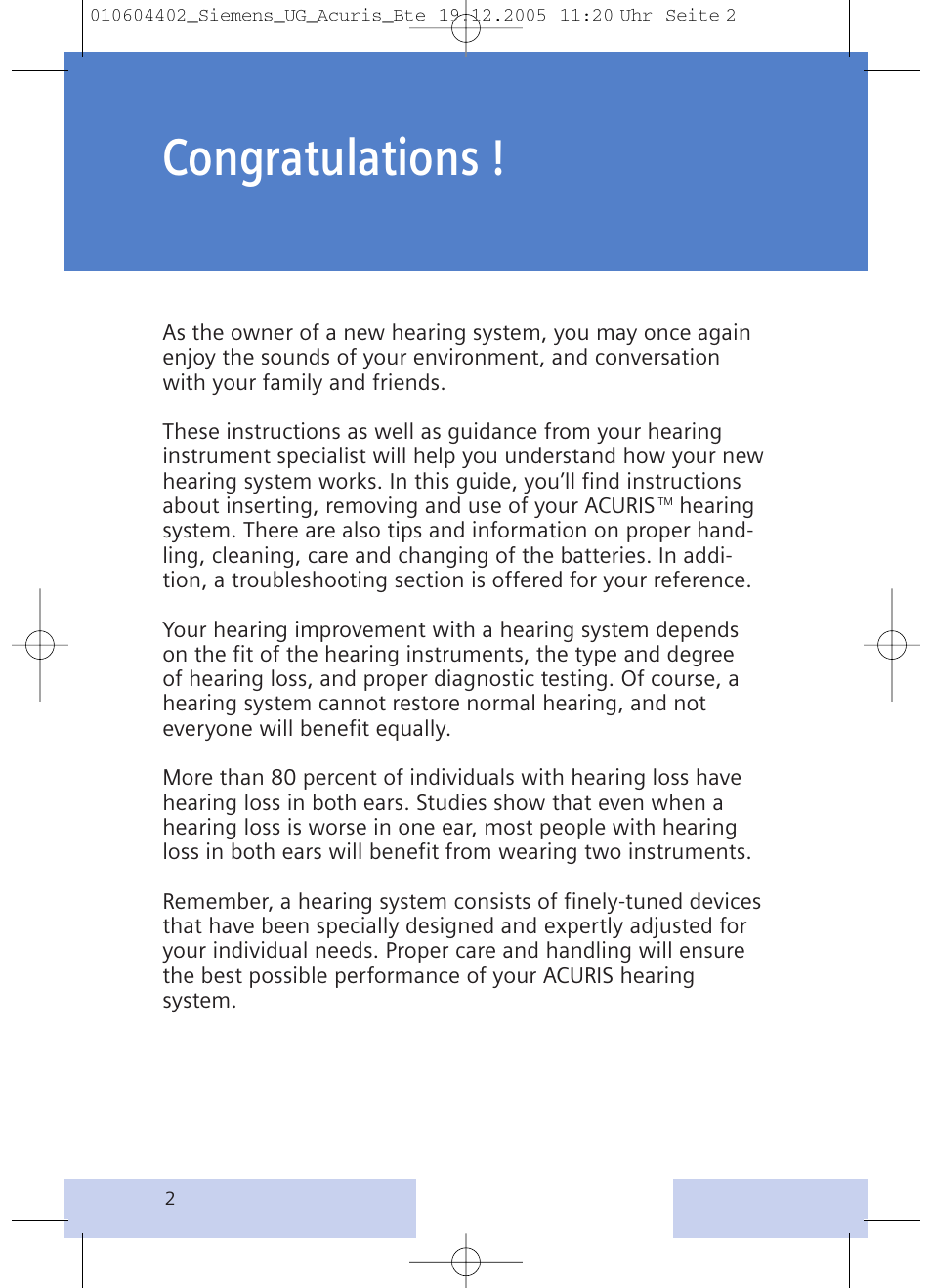 Siemens P User Manual | Page 2 / 24