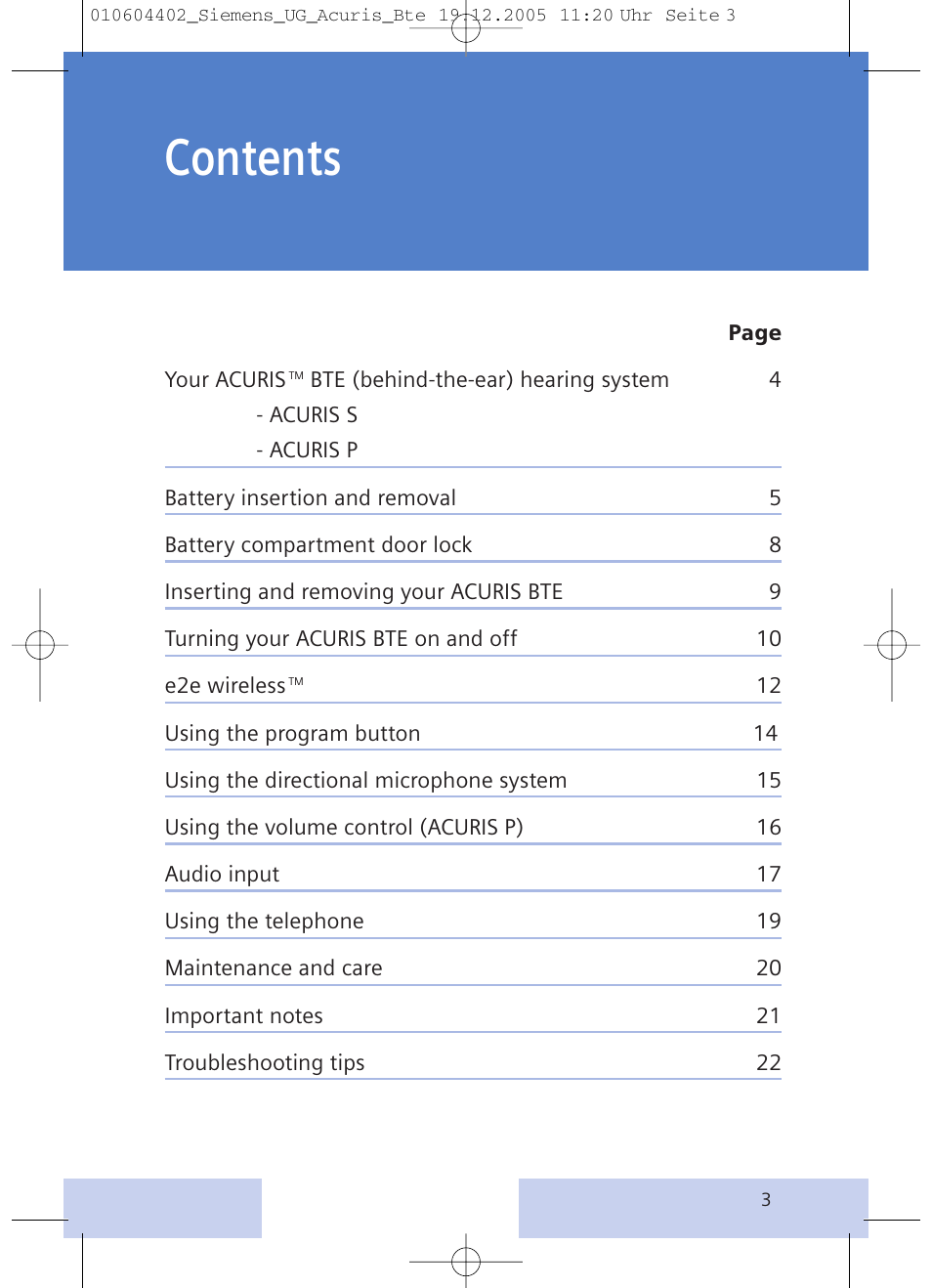 Siemens P User Manual | Page 3 / 24