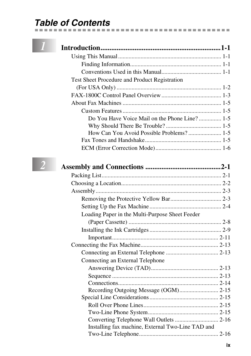 Siemens 1800C User Manual | Page 11 / 146