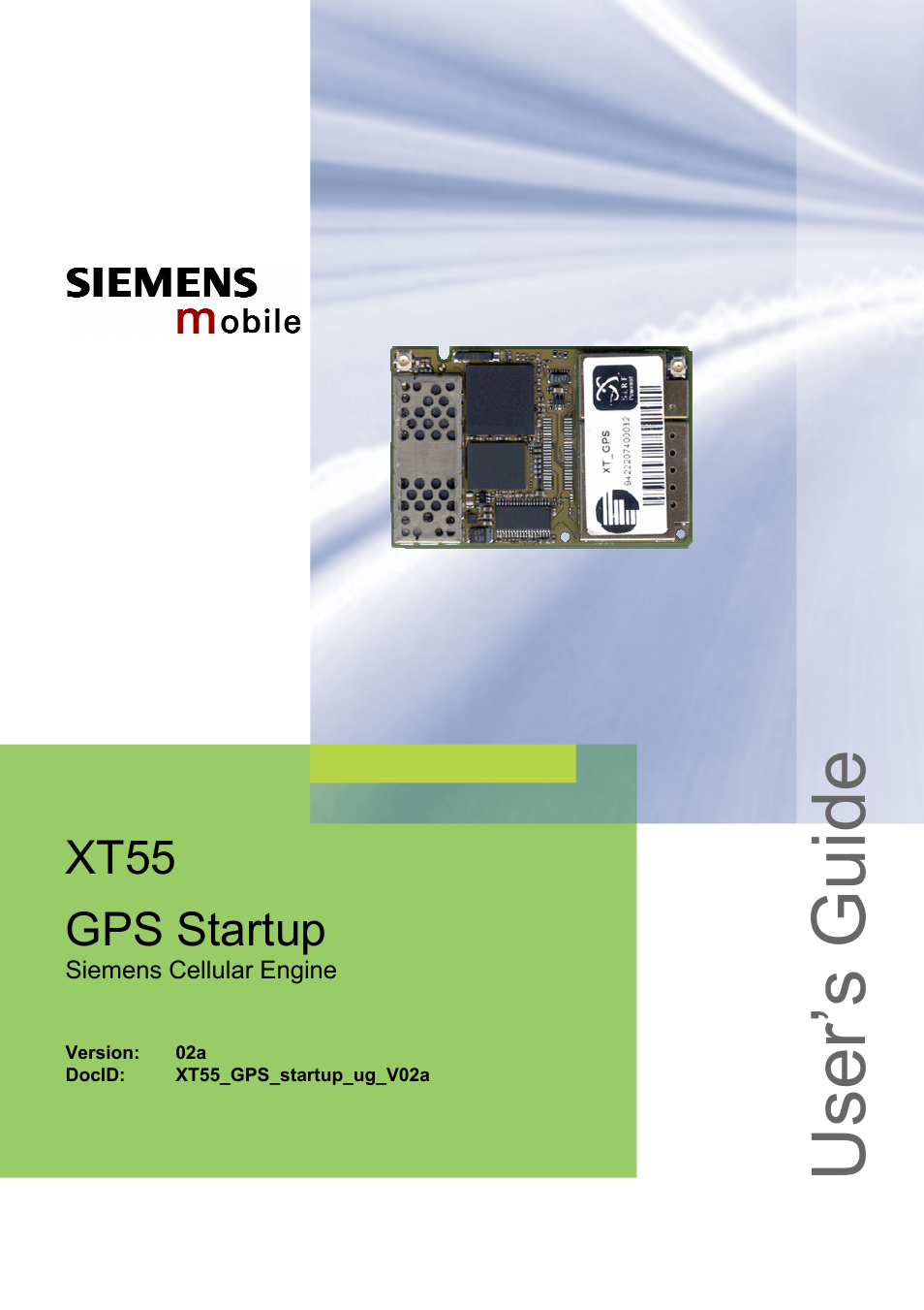 Siemens XT55 User Manual | 13 pages