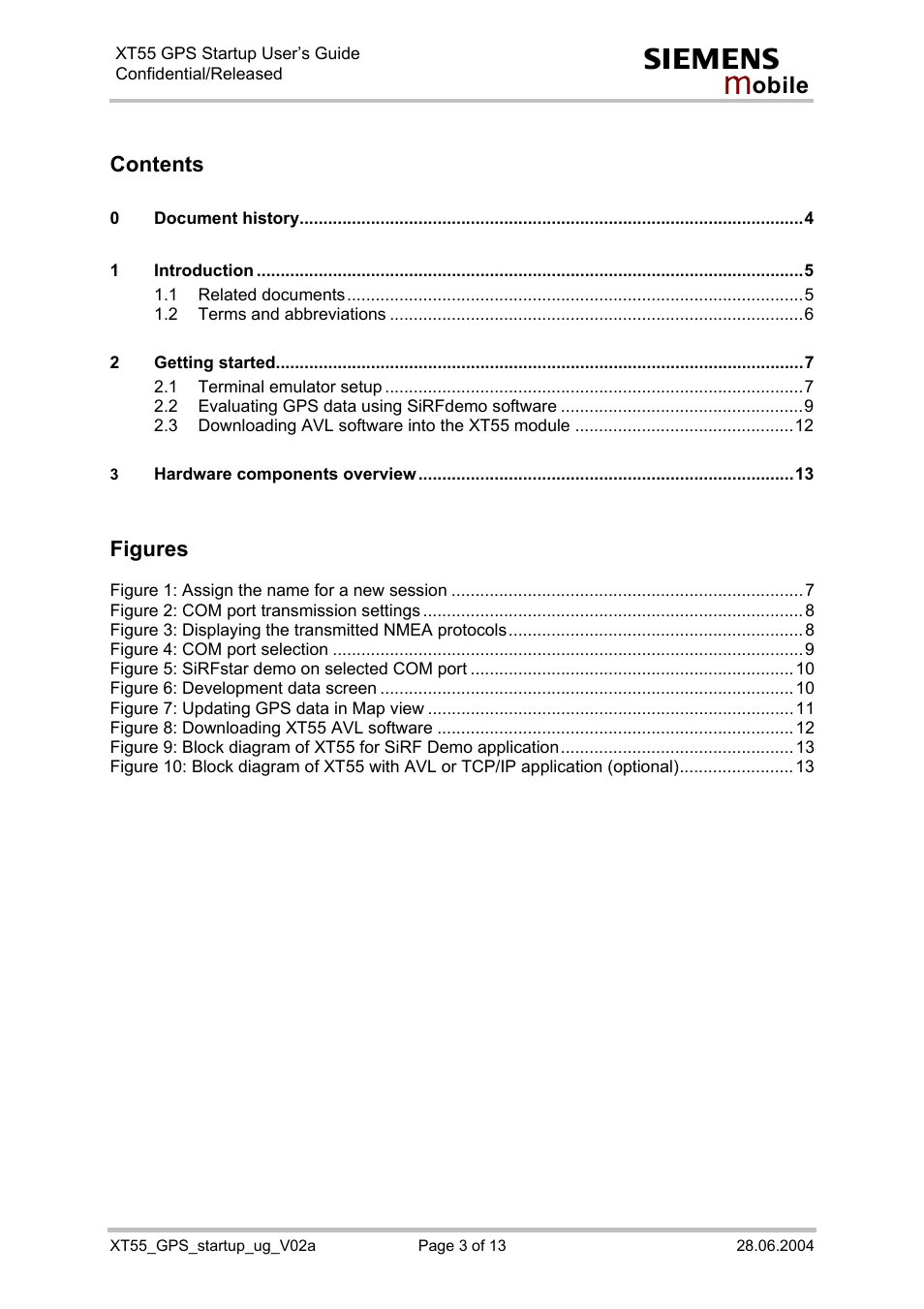 Siemens XT55 User Manual | Page 3 / 13