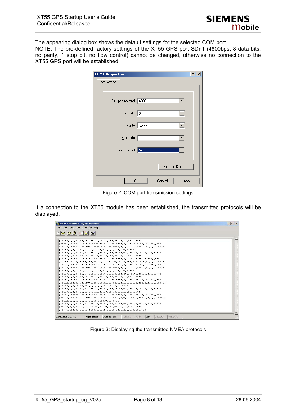 Siemens XT55 User Manual | Page 8 / 13