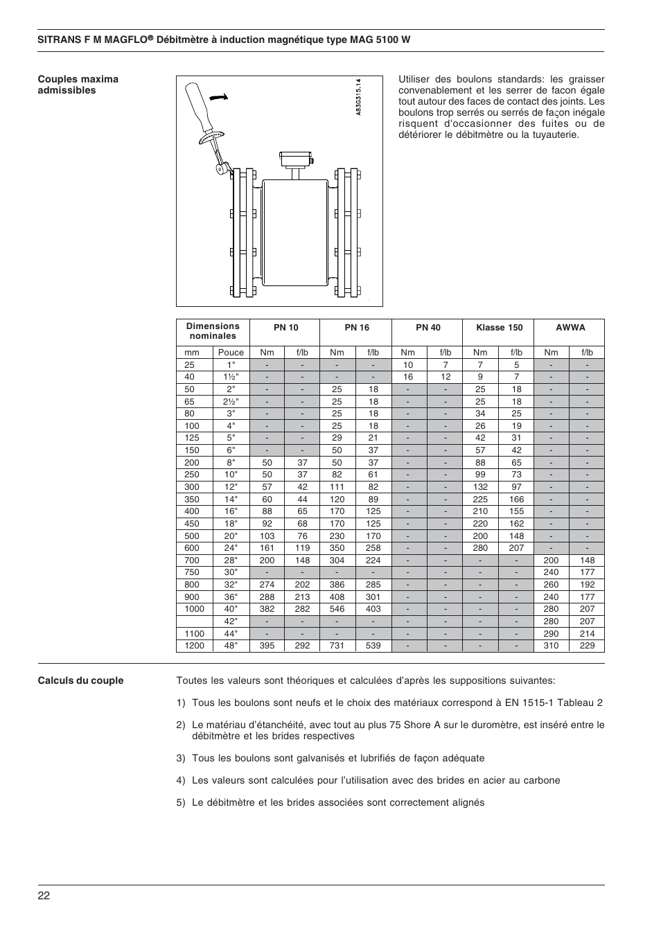 Siemens SITRANS F M MAGFLO MAG 5100 W User Manual | Page 22 / 32