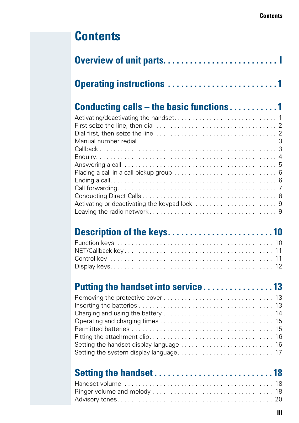 Siemens 3000 User Manual | Page 5 / 104