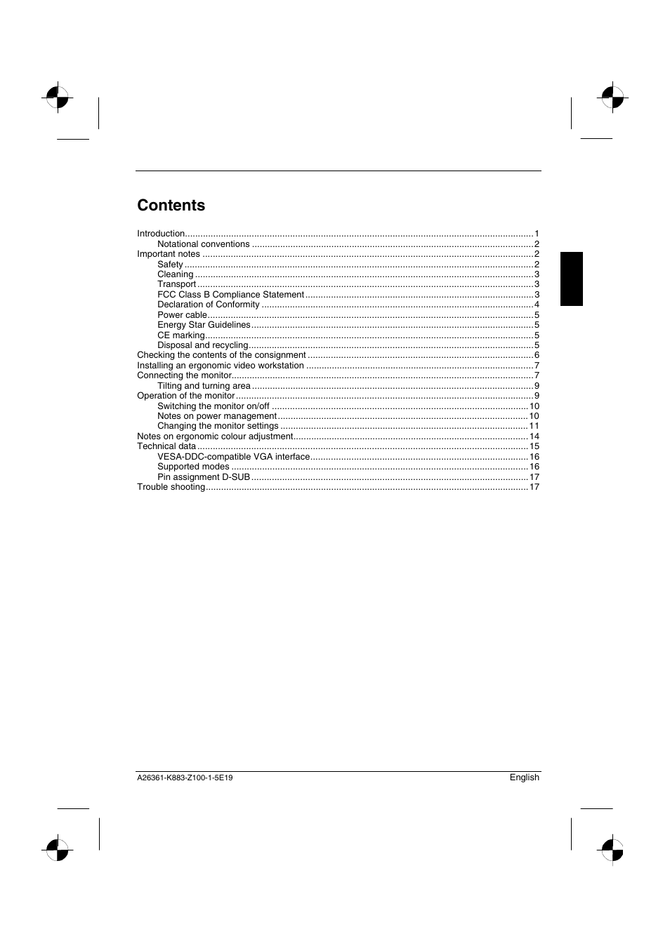 Siemens 43B1-M User Manual | 20 pages