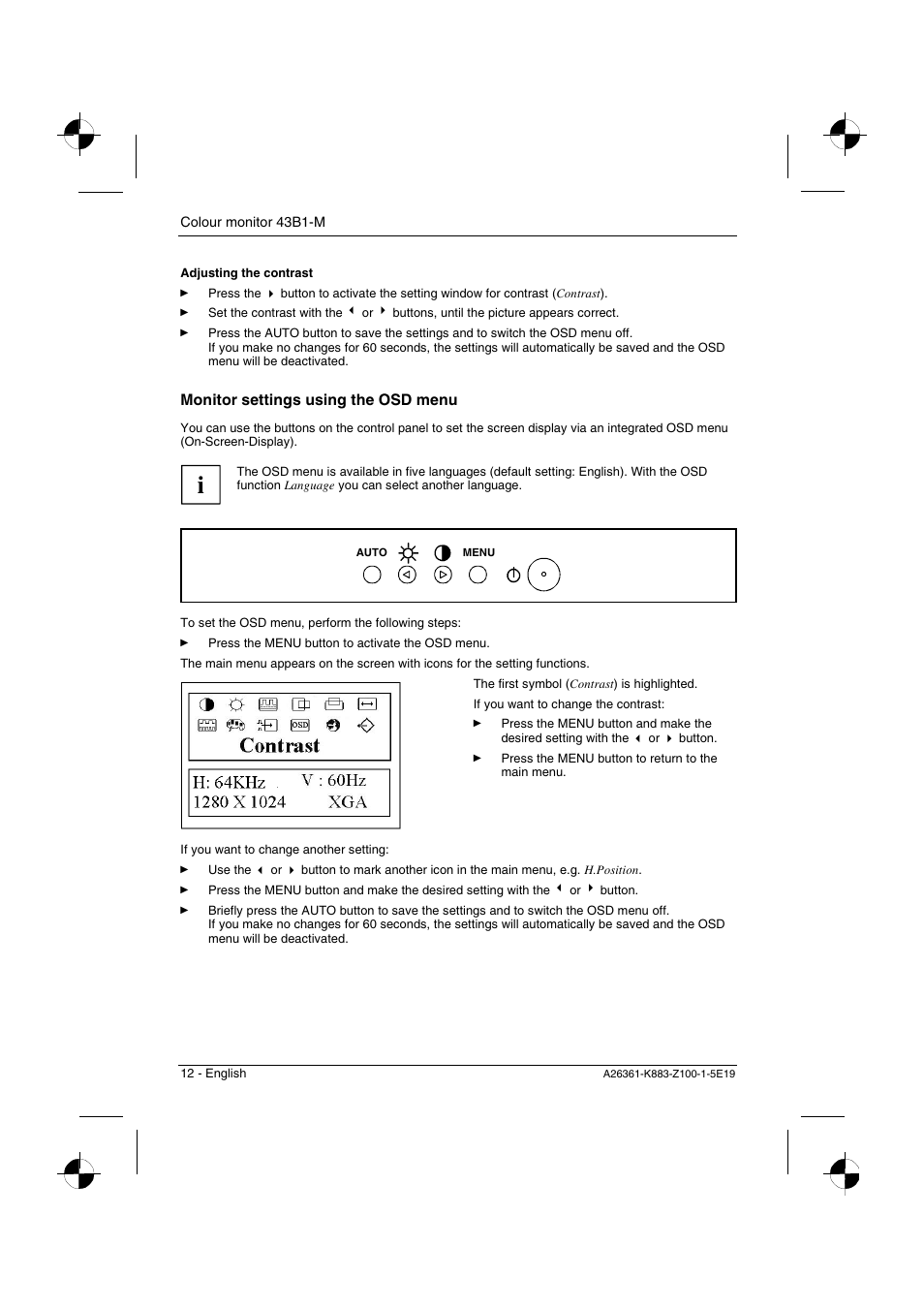 Siemens 43B1-M User Manual | Page 14 / 20