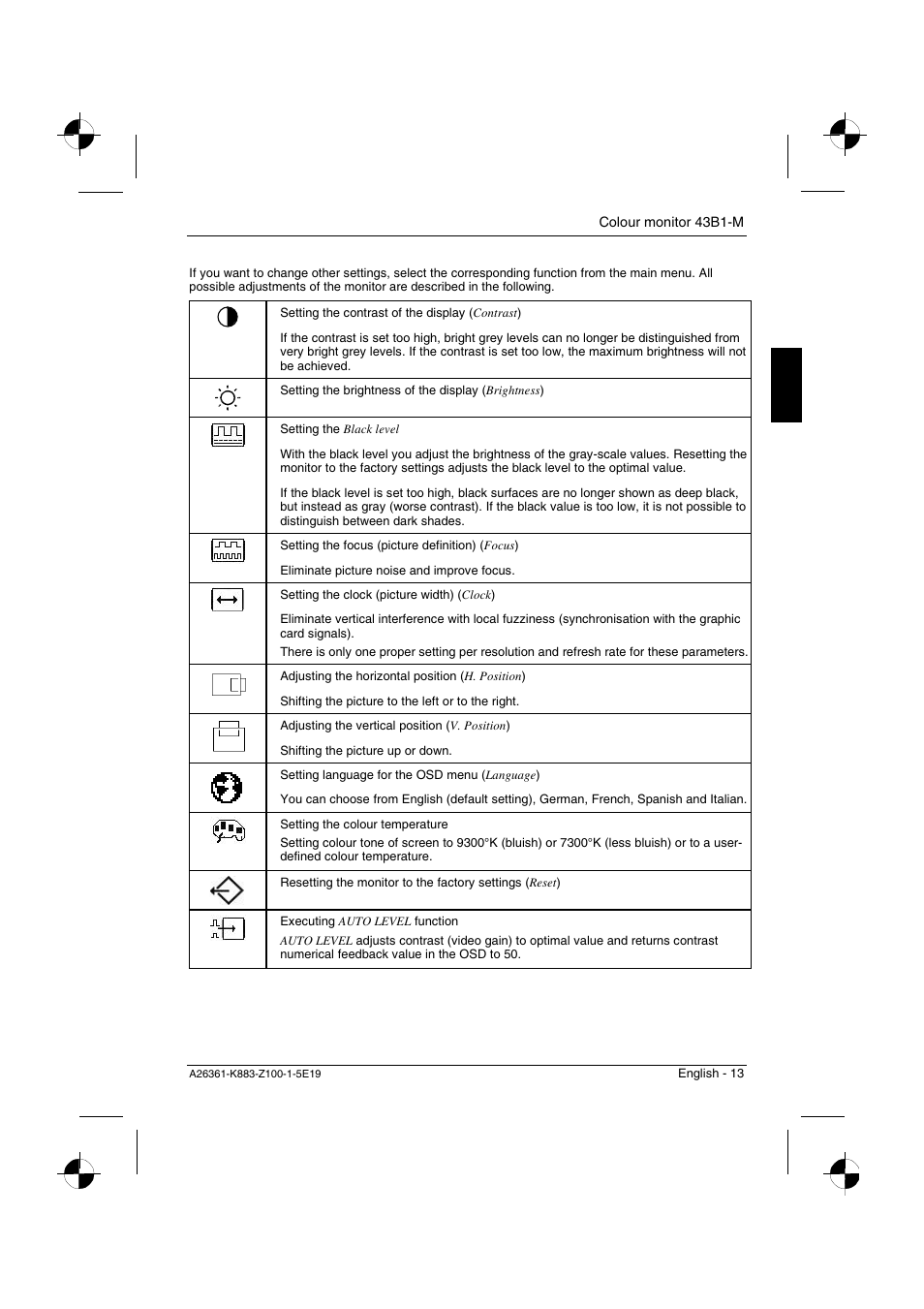 Siemens 43B1-M User Manual | Page 15 / 20