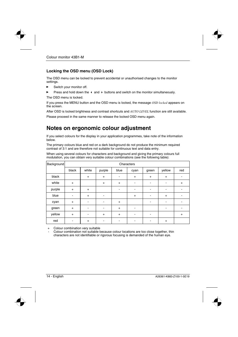 Siemens 43B1-M User Manual | Page 16 / 20