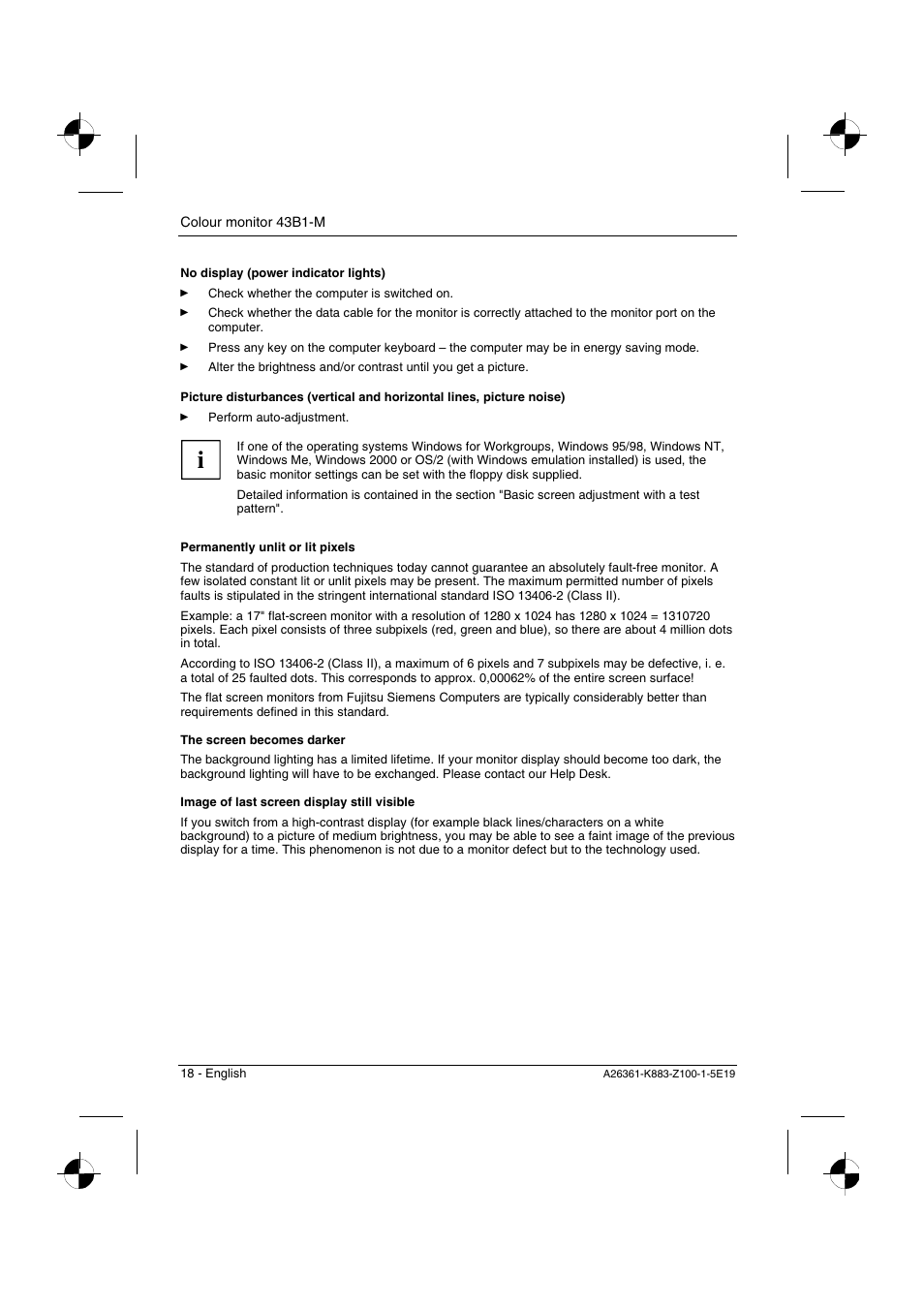 Siemens 43B1-M User Manual | Page 20 / 20