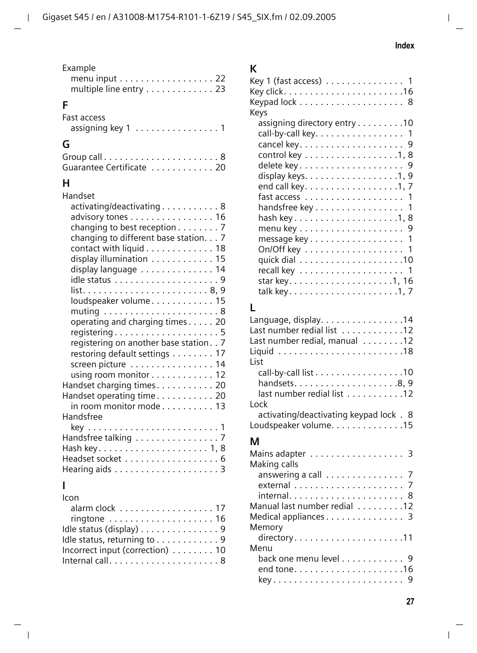 Siemens Gigaset S45 User Manual | Page 28 / 29