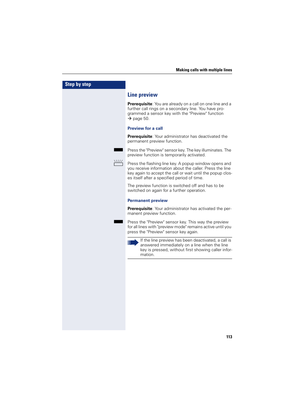 Line preview | Siemens HIPATH 8000 User Manual | Page 113 / 205