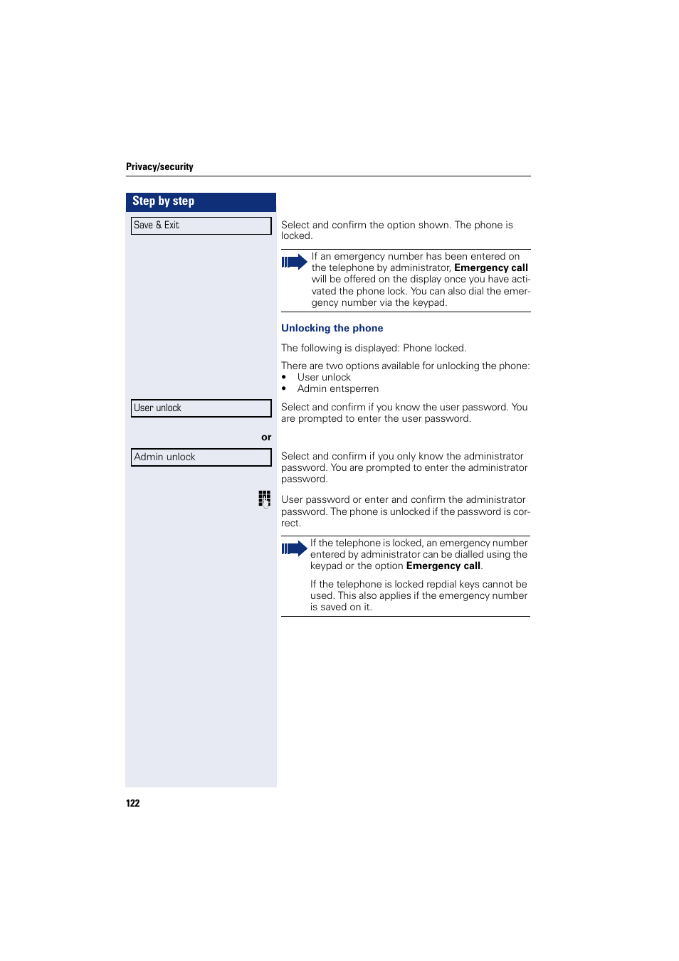 Siemens HIPATH 8000 User Manual | Page 122 / 205