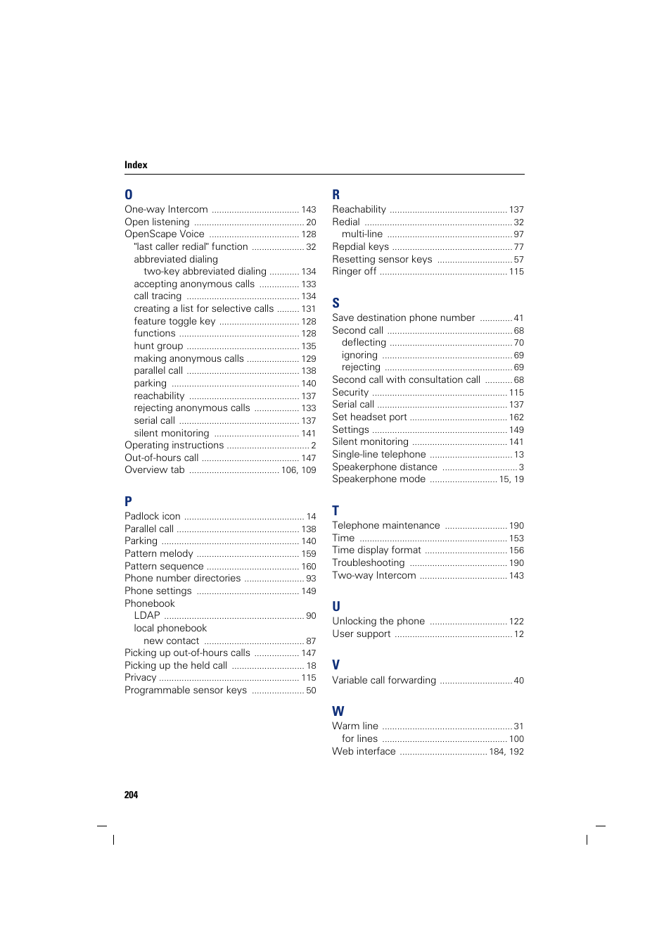 Siemens HIPATH 8000 User Manual | Page 204 / 205