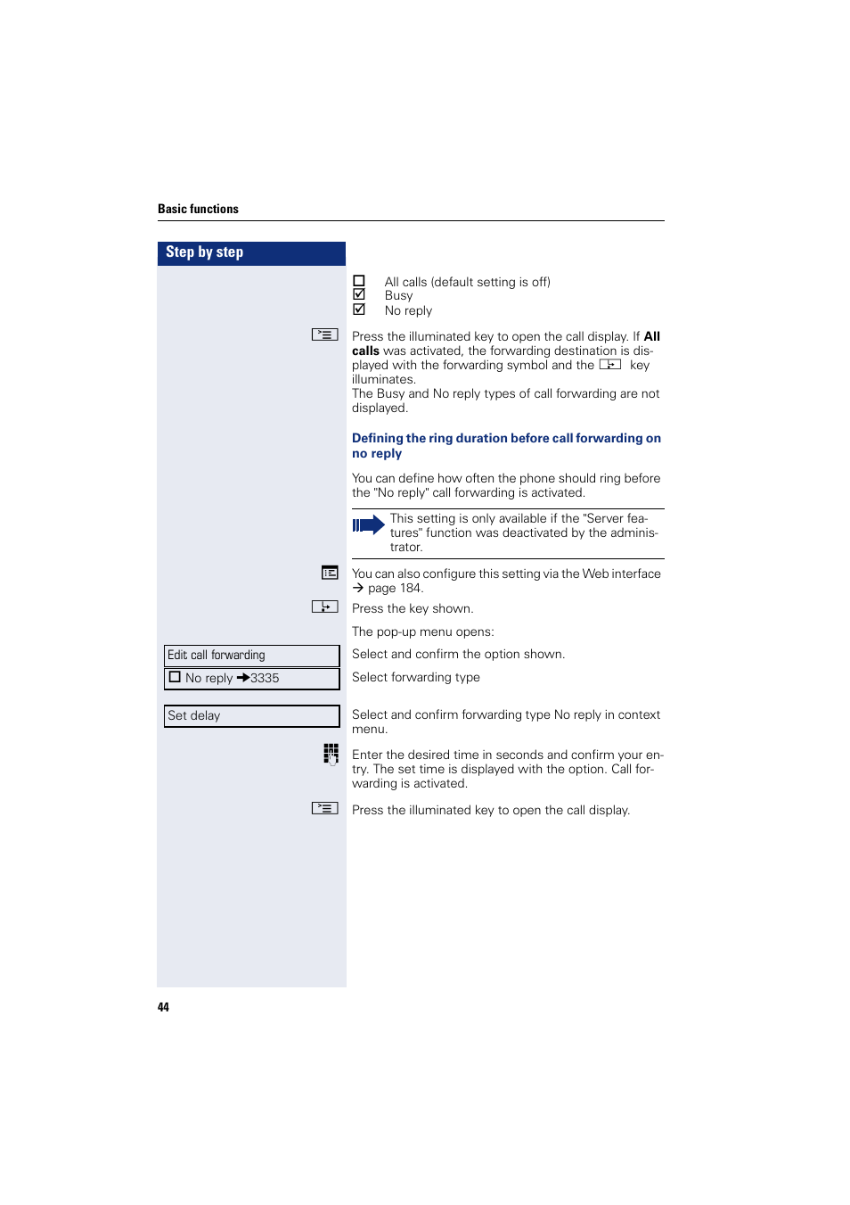 Siemens HIPATH 8000 User Manual | Page 44 / 205