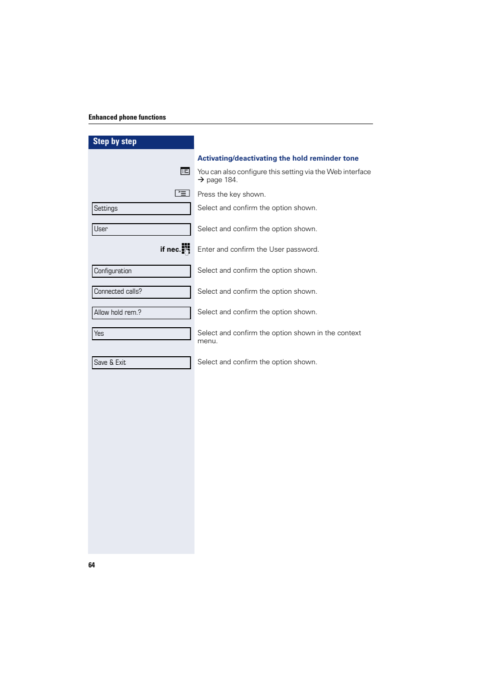 Siemens HIPATH 8000 User Manual | Page 64 / 205