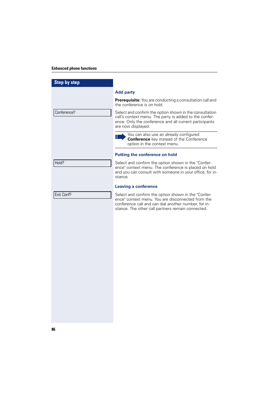 Siemens HIPATH 8000 User Manual | Page 86 / 205