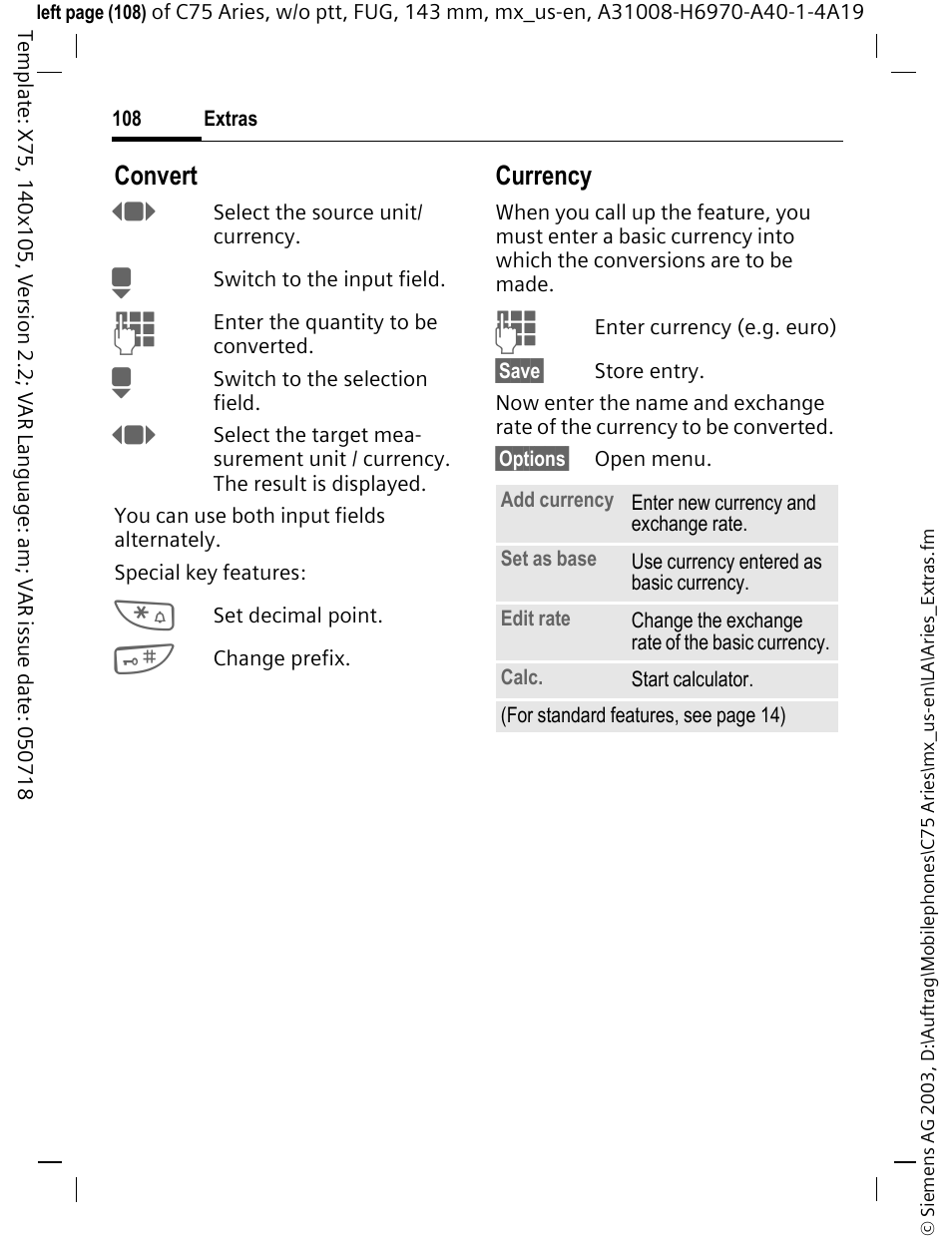 Siemens Gigaset 200 User Manual | Page 109 / 139