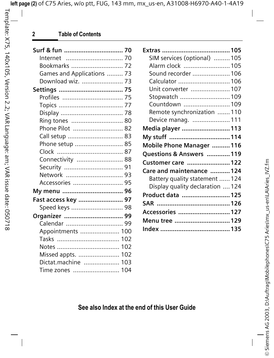 Siemens Gigaset 200 User Manual | Page 3 / 139