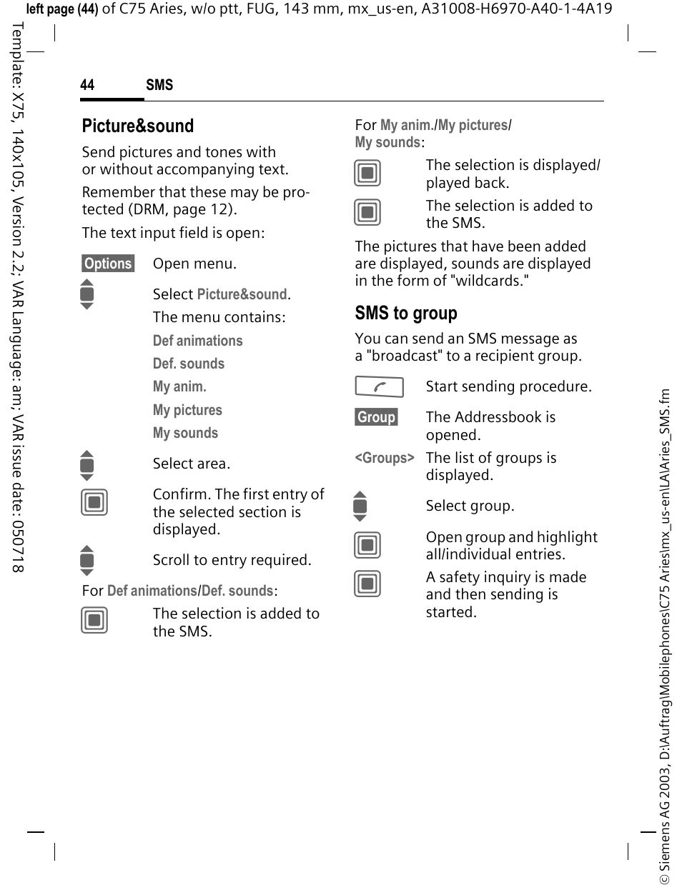 Siemens Gigaset 200 User Manual | Page 45 / 139