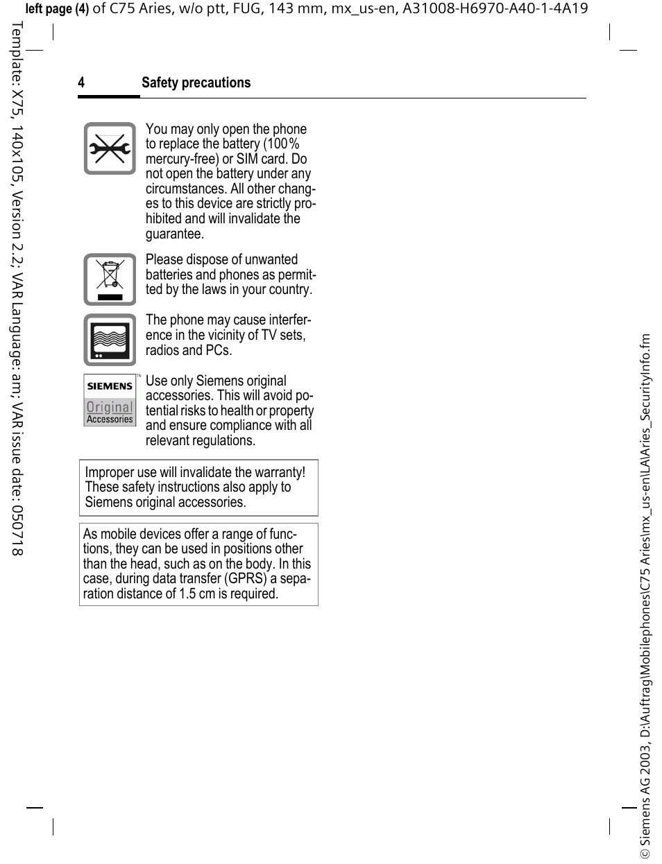 Siemens Gigaset 200 User Manual | Page 5 / 139