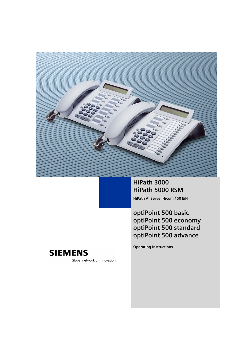 Siemens 5000 RSM User Manual | 125 pages