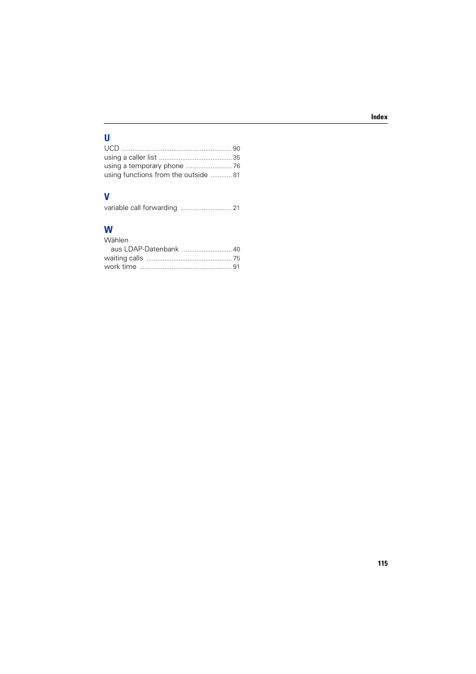 Siemens 5000 RSM User Manual | Page 115 / 125