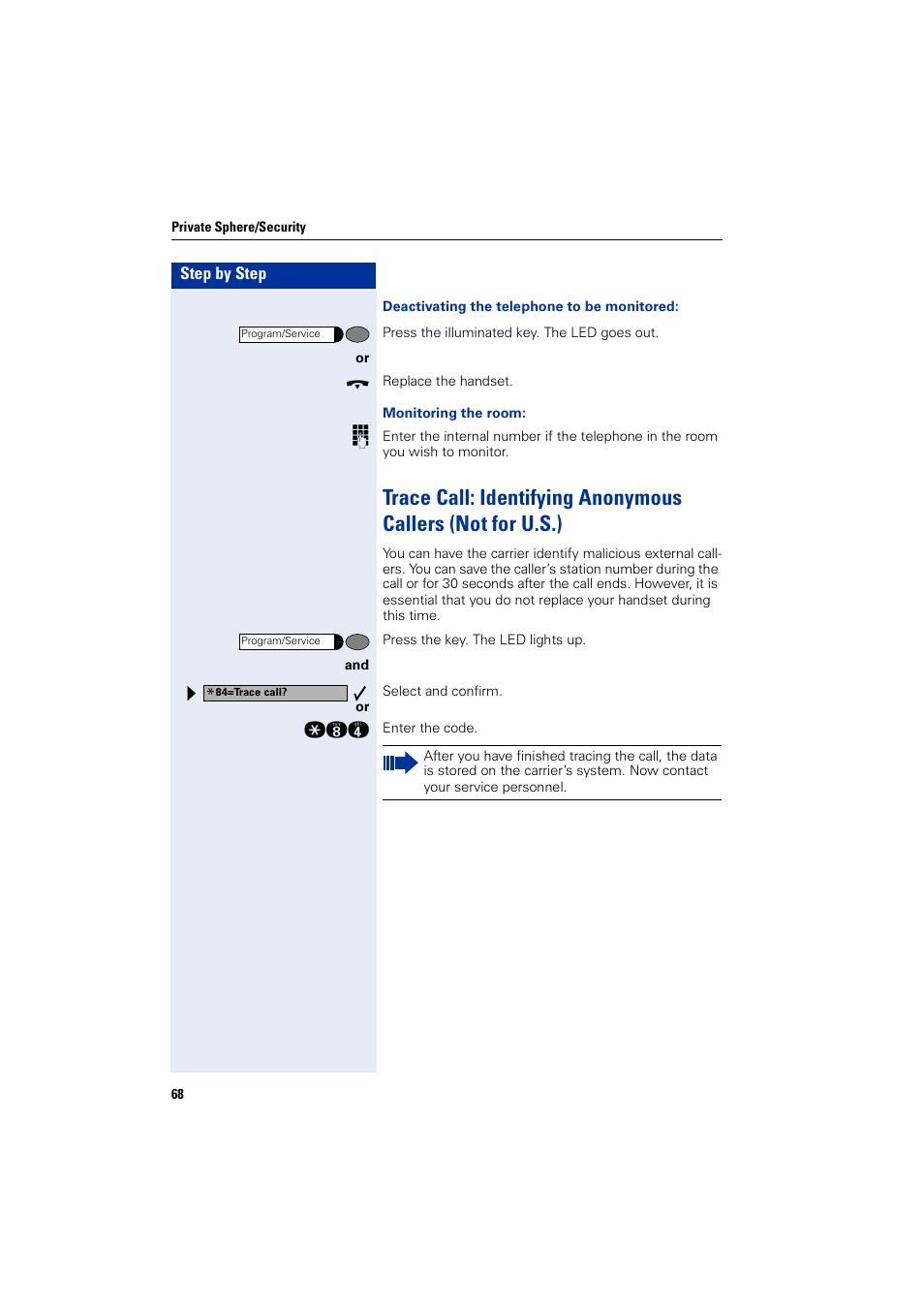 Siemens 5000 RSM User Manual | Page 68 / 125