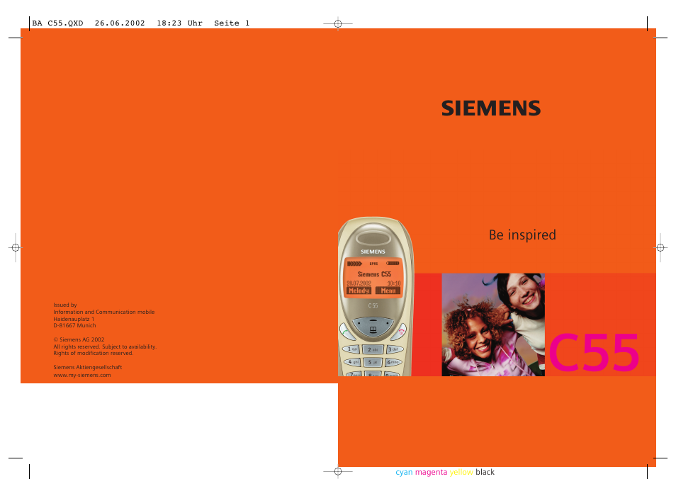 Siemens C55 User Manual | 110 pages