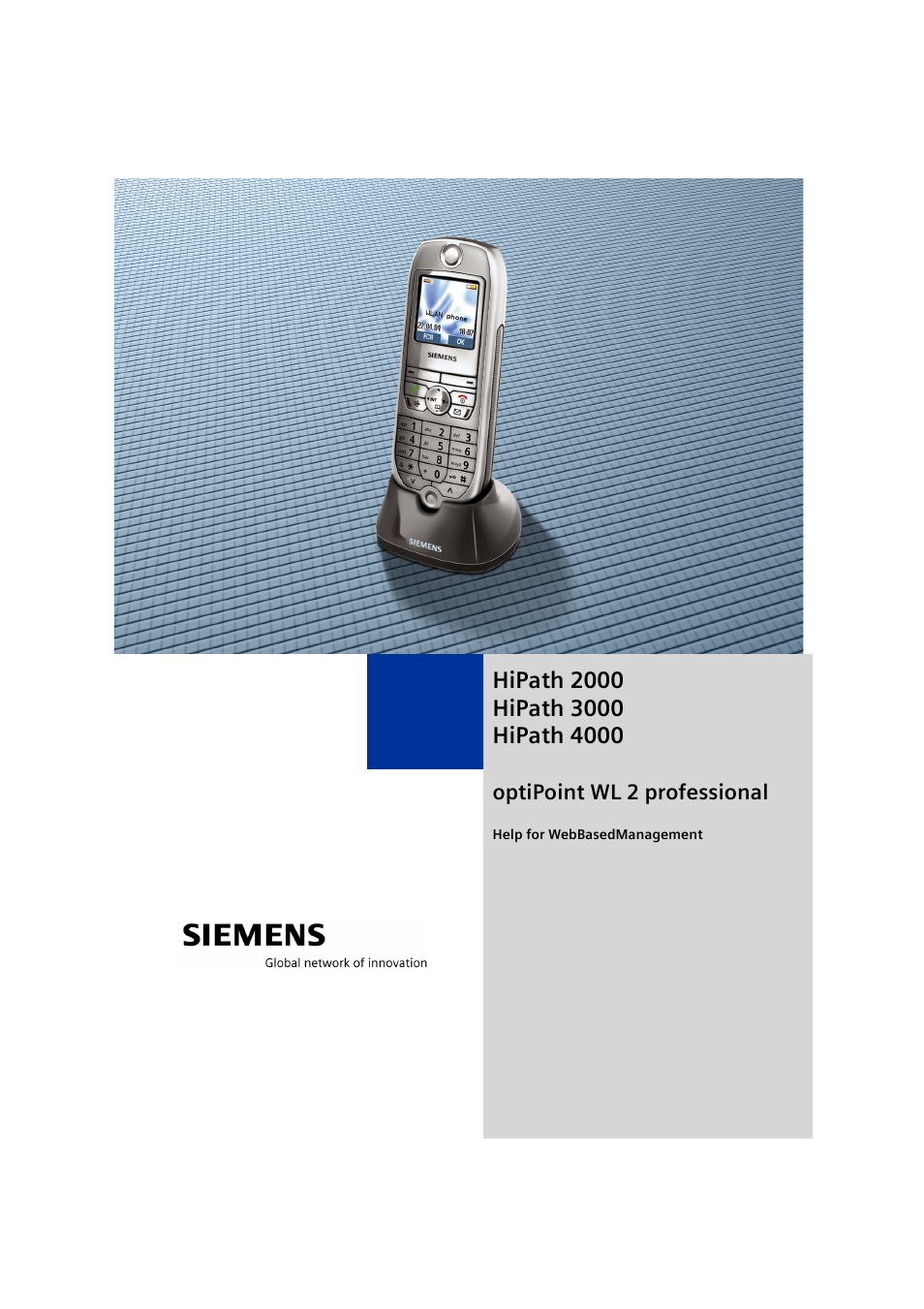 Siemens 2000 User Manual | 56 pages