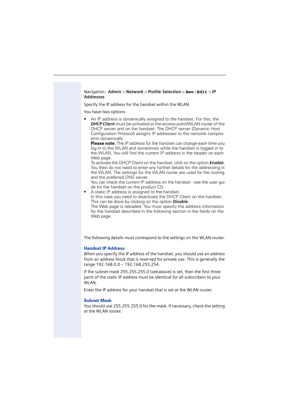 Ip addresses | Siemens 2000 User Manual | Page 20 / 56