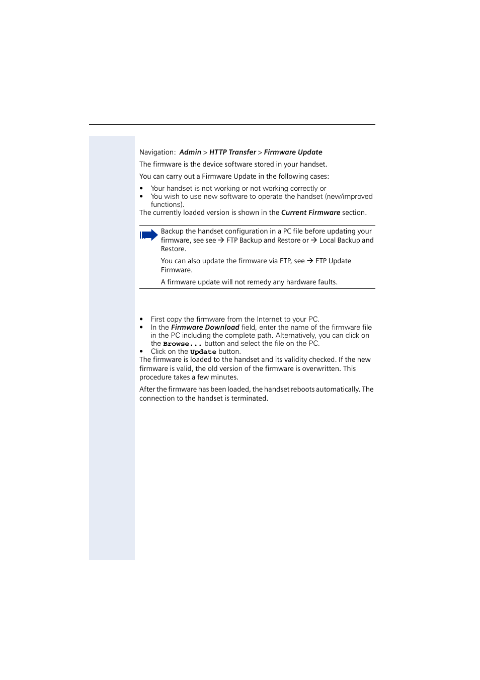 Local firmware update, Loading new firmware, Æ local firmware update | Æ local, Firmware update | Siemens 2000 User Manual | Page 50 / 56