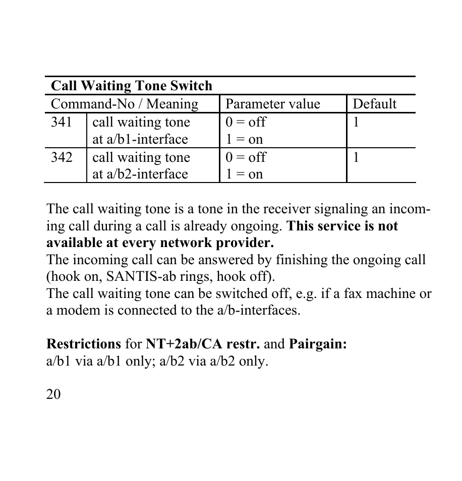 Siemens SANTIS-ab User Manual | Page 20 / 28