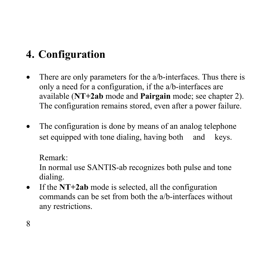 Configuration | Siemens SANTIS-ab User Manual | Page 8 / 28