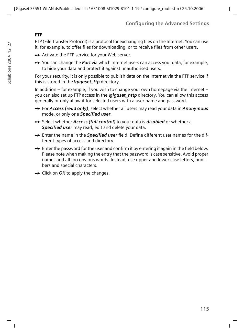 Siemens gigaset SE551 User Manual | Page 117 / 175