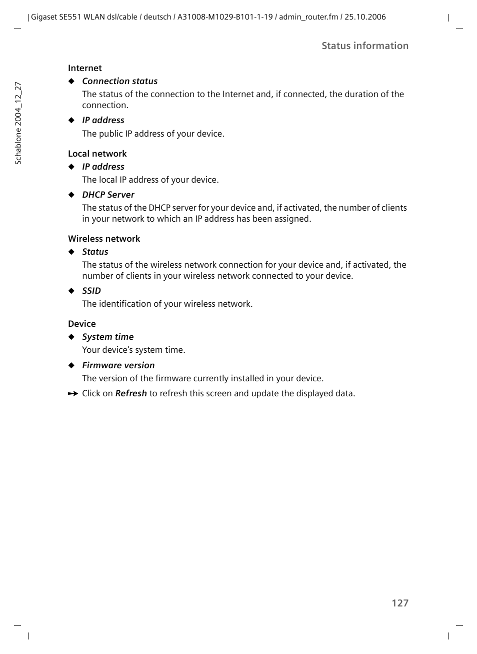 Siemens gigaset SE551 User Manual | Page 129 / 175